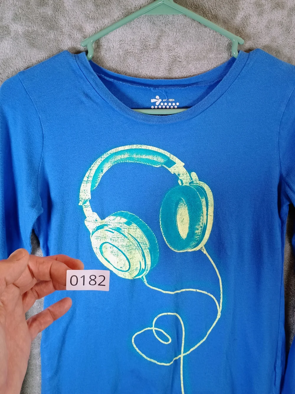 Old Navy Blue Graphic Crewneck Tee 14/16